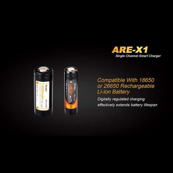 Fenix ARE-X1 cargador de pilas 18650 y 26650